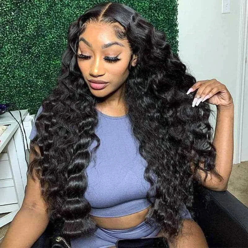 Glueless 6X4 Closure Wig Wear & Go Pre Plucked Bleached Knots Human Hair Wig