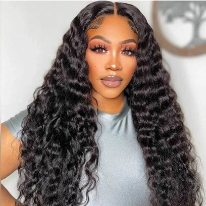 Glueless 6X4 Closure Wig Wear & Go Pre Plucked Bleached Knots Human Hair Wig